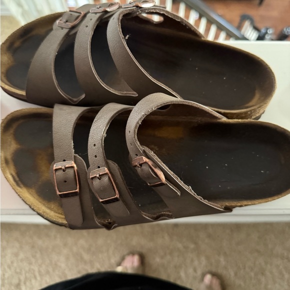 Birkenstock Shoes - Birkenstock Brown Leather Sandals